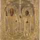 A SMALL ICON SHOWING STS. KYRILL AND METHOD WITH OKLAD - photo 1