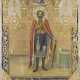 AN ICON SHOWING ST. ALEXANDER NEVSKY - фото 1