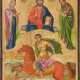 A LARGE DATED ICON SHOWING THE DEISIS AND ST. DEMETRIOS - photo 1