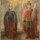 AN ICON SHOWING ST. ELISABETH AND THE ARCHANGEL MICHAEL - фото 1