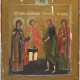 AN ICON SHOWING ST. MARY, GEORGE, JOHN THE FORERUNNER AND ELISABETH - photo 1