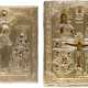 TWO ICONS WITH OKLAD: THE MOTHER OF GOD 'JOY TO ALL WHO GRIEVE' AND A QUADRI-PARTITE ICON - photo 1
