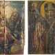 TWO LARGE ICONS SHOWING ST. NICHOLAS OF MYRA AND THE CORONATION OF THE MOTHER OF GOD - photo 1