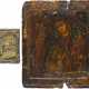 TWO ICONS: THE MOTHER OF GOD OF 'UNEXPECTED JOY' AND ST. NICHOLAS OF MYRA AND ST. NIL - photo 1