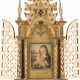 A SMALL WINGED ALTAR WITH MADONNA - фото 1