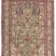 A SILK AND METAL-THREAD SOUF KASHAN PRAYER RUG - Foto 1