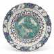 A LARGE IZNIK POTTERY DISH - photo 1