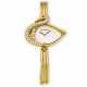 GERALD GENTA, GOLD, DIAMOND AND MOTHER-OF-PEARL BRACELET WATCH - photo 1
