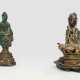 Zwei Bronzen des Buddha Shakyamuni - Foto 1