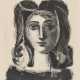 Pablo Picasso. Tête de jeune fille - Foto 1