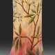 Große Vase mit Kirschblütenzweig-Dekor von Daum Frères - photo 1