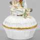 Kleine Meissen Deckelterrine mit Schwanenservice-Dekor - photo 1