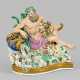 Seltene frühe Meissen Figurengruppe als Allegorie der Wolga - Foto 1