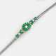 Cocktail-Smaragd-Brillant-Armband aus den 1960er Jahren - photo 1