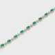 Elegantes Smaragd-Brillant-Armband - photo 1