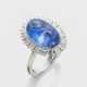 Klassischer Saphir-Diamantring von Jacobi - photo 1