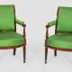 Paar Directoire-Fauteuils in der Art von Henri Jacob - photo 1
