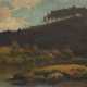 Eller, Wilhelm (1873 Venedig-1953 Dresden) "Die Mulde bei Stein im Erzgebirge", Öl/ Karton, sign. u.r. und dat. ´13, rückseitig bez., 32x43 cm, ungerahmt - Foto 1