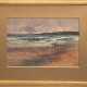 Müller-Kurzwelly, Konrad Alexander (1855 Chemnitz-1914 Berlin) "Ostseestrand", Aquarell, sign. u.r., 23x33,5 cm, im Passepartout hinter Glas und Rahmen (Landschaftsmaler, Schüler des Landschaftsmalers Prof. Han… - photo 1
