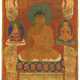 Großes Thangka des Buddha Shakyamuni - photo 1