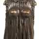 Bronze-Tischglocke, figürlich, weiblicher Torso, H. 11 cm - фото 1