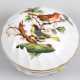Herend-Dose, rund, Rothschild mit Goldrändern, Nr. 6037, H. 4 cm, Dm. 6,7 cm - фото 1