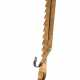 Leuchtersäge mit Tranküsel, Messing, um 1800, Gebrauchspuren, L. 60,5 cm - photo 1