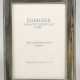Standbilderahmen, 925er Silber, England, rechteckig, Perlrand, innen 17,8x12,6 cm, ges. 22,5x17 cm - photo 1