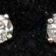 Brillant-Ohrstecker, 585er WG, besetzt mit 2 Brillanten von zus 0,22 ct. in Krappenfassung, Ges-Gew. 1,0 g - Foto 1