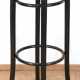 Thonet-Hocker, schwarz gefaßt, H. 75 cm, Dm. 37 cm - фото 1