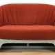 Rattan-Sofa, gefaßt, Polsterauflage mit braunem Kunstlederbezug, 85x160x90 cm - фото 1
