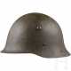 Stahlhelm mit einem Helmemblem - photo 1
