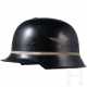 Feuerwehr-Stahlhelm M34 mit beiden Emblemen - photo 1