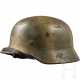 Stahlhelm M 40 der Waffen-SS mit Camouflageanstrich - фото 1