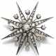 Antike Brosche mit Diamanten - photo 1