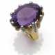 Van Cleef & Arpels Vintage Ring mit Amethyst und Brillanten - photo 1