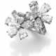 Exzeptioneller Blütenring mit Diamanten - фото 1