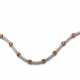 Riviere Brillanten und orangefarbene Saphire Armband - photo 1