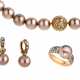 Parure mit Tahiti Zuchtperlen und Diamanten - фото 1
