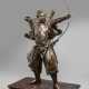 Bronze eines Bogenschützens mit gespanntem Bogen - photo 1