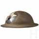 Stahlhelm M 17 "Brodie" eines Veteranen der Indianhead Division - photo 1