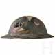Stahlhelm M 17 "Brodie" eines Veteranen der Indianhead Division - photo 1