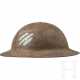 Stahlhelm M 17 "Brodie" eines Veteranen der 3. Infantry Division - photo 1