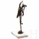 Bronzefigur des Hermes als Götterbote nach Giambologna, spätes 19. Jhdt. - photo 1