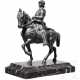 Bronzefigur des Condottiere Bartolomeo Colleoni, wohl deutsch oder Italien, um 1900 - photo 1