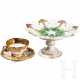 Prunktasse mit Untertasse und Tafelaufsatz (Tazza), Meissen, um 1820/1860 - photo 1