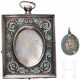 Cloisonné-Email-Miniaturrahmen und silberner Miniatur-Ikonenanhänger, Russland, um 1900 - photo 1