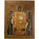 Monumentale Ikone mit der Deesis aus einer Ikonostase, Russland, 19. Jhdt. - photo 1