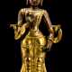 Feuervergoldete Bronze des Maitreya - photo 1