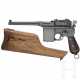 Pistole, Mauser, Mod. 32, mit Anschlagkasten - фото 1